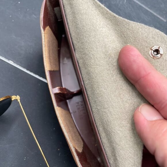 Vintage B&L Ray-Ban Bausch & Lomb Aviators Sunglasses With Case - Picture 8 of 11